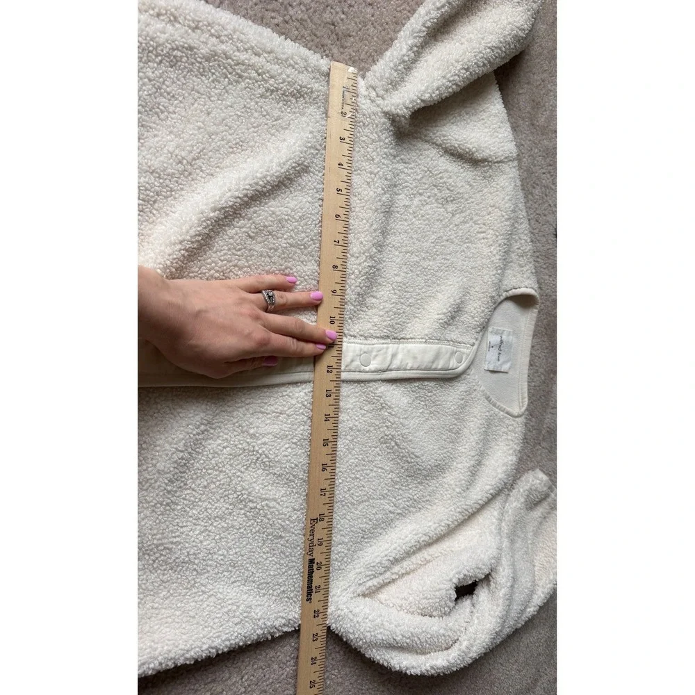 Wilfred Aritzia Jacket Sherpa Long Liner Light Birch Cream Medium